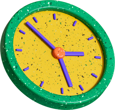 3D Clock Timepiece
